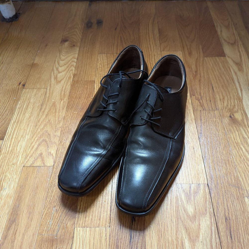 Aston Grey Formal Leather Shoes